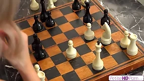 Chess enthusiast fulfills his blonde,blowjob