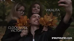 Vika Lita, Belinda Viera, and 3some,action