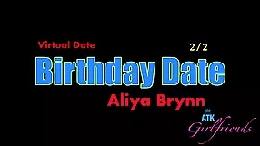Aliya Brynn's birthday gift: creampie,fetish