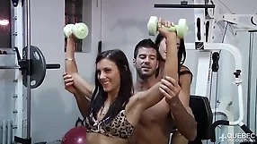 A Canadian fitness instructor 3some,blowjob