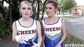 Group sex auditions with horny audition,cheerleader