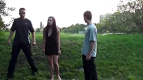 Public sex with an experienced banged,couple