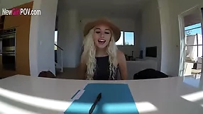 Unexpected twist in a hardcore audition,girl