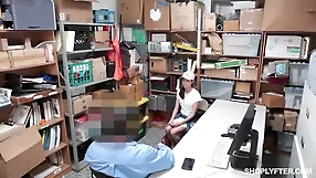 Boss catches his employee boss,caught