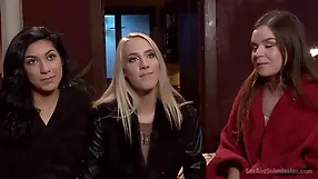 Seductive blonde receives bdsm,blonde